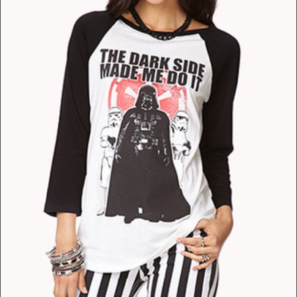 Star Wars darth Vader baseball tee